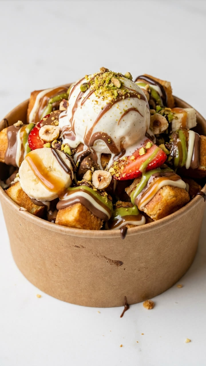Köylü Sandviç menü görseli — kova waffle